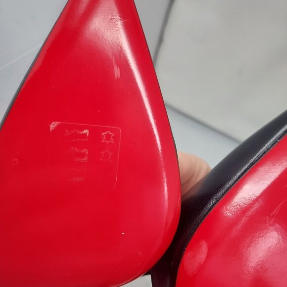 Christian Louboutin Black Jenlove Ankle Strap Pointed Toe Pump - Picture 12 of 14